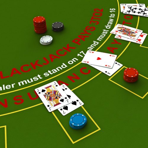 3d Blackjack tafel