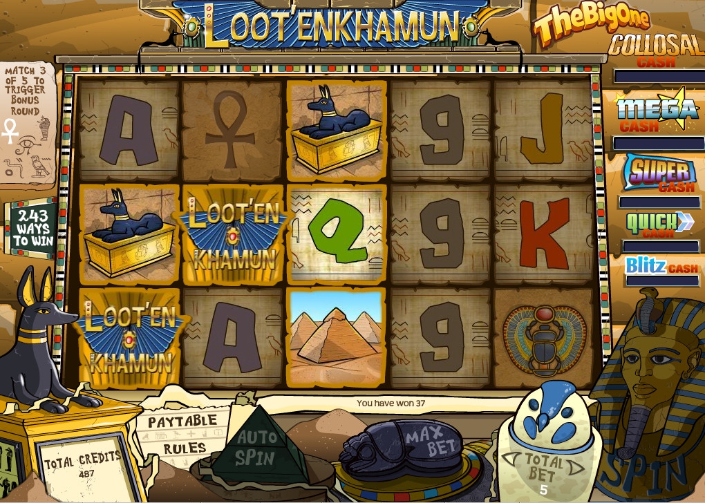 Loot'En Khamun Gokkast van PartyGaming